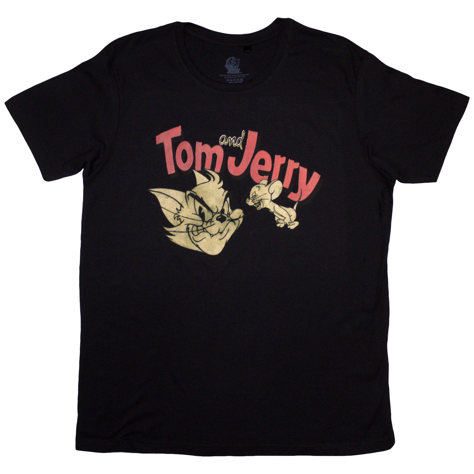 Tom & Jerry Unisex T-Shirt: Retro (Black)