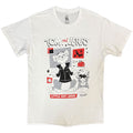 Tom & Jerry Unisex T-Shirt: Little & Large Squares (White)
