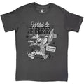 Tom & Jerry Unisex T-Shirt: Wild & Free (Charcoal Grey)