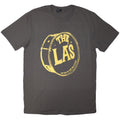 The LA's Unisex T-Shirt: Yellow Drum Head Logo (Charcoal Grey)