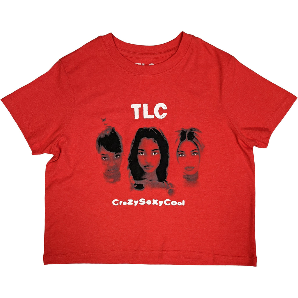 TLC Ladies Crop Top: CrazySexyCool (Red)