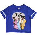 TLC Ladies Crop Top: Cartoon (Blue) (Wash Collection)
