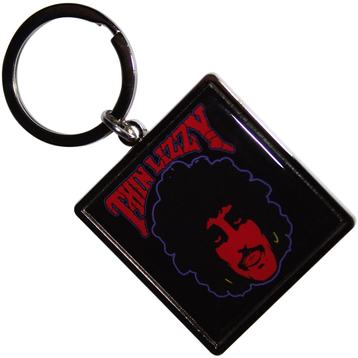 Thin Lizzy Keychain: Phil & Logo Red