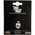 Thin Lizzy Pin Badge: Phil Portrait