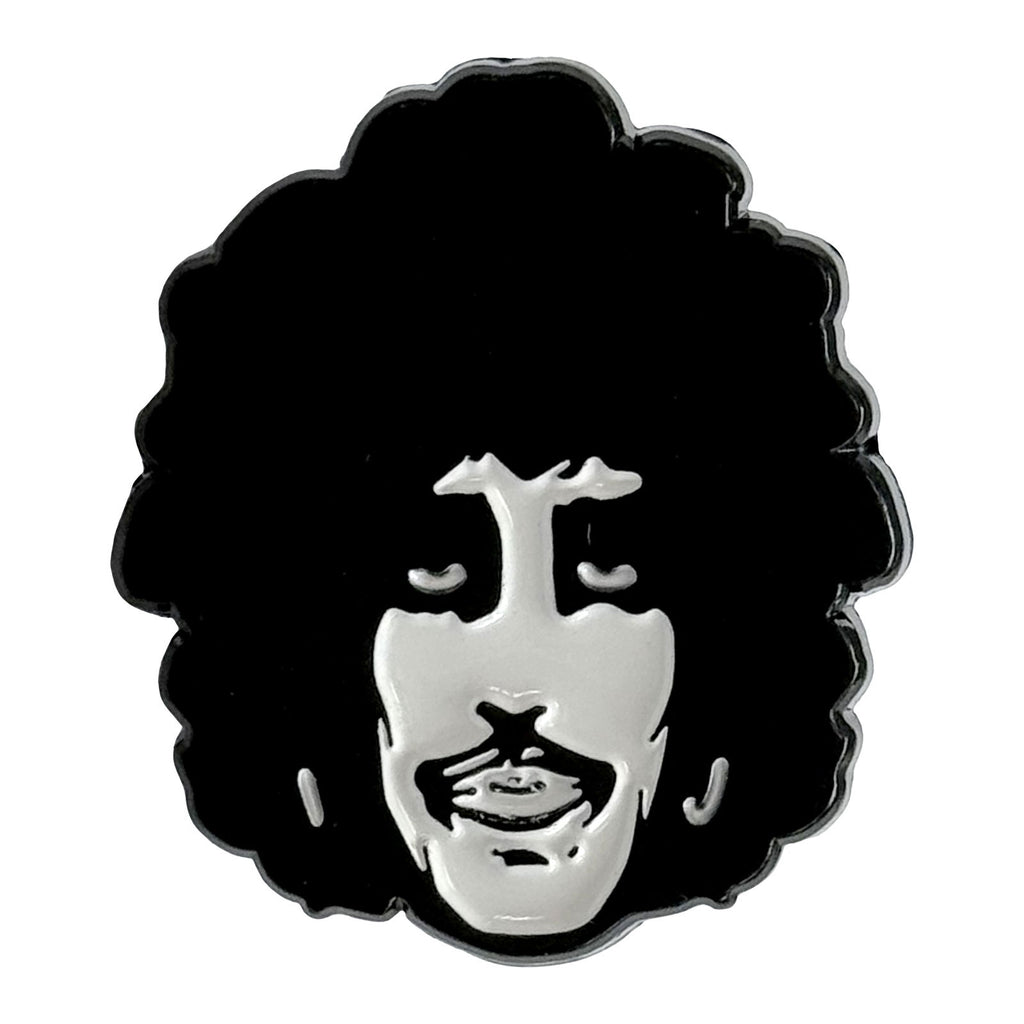 Thin Lizzy Pin Badge: Phil Portrait
