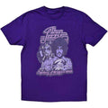 Thin Lizzy Unisex T-Shirt: Vagabonds of the Western World Mono Distressed (Purple)