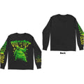 The Nightmare Before Christmas Unisex Long Sleeve T-Shirt: Roll The Dice (Black) (Sleeve Print)