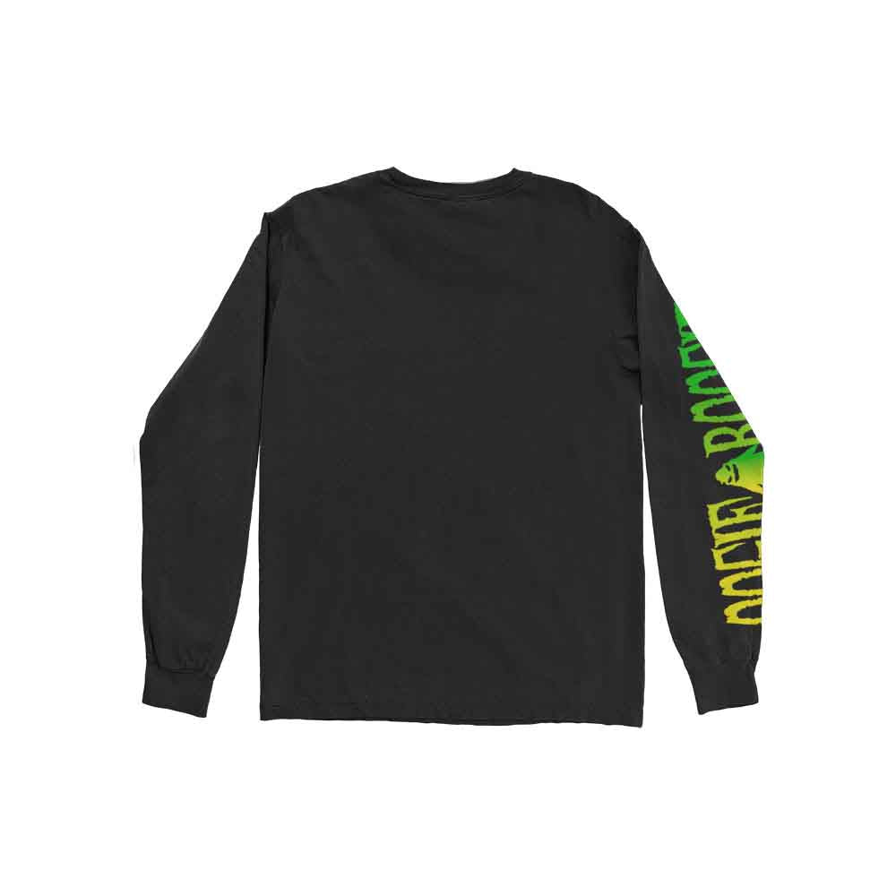 The Nightmare Before Christmas Unisex Long Sleeve T-Shirt: Roll The Dice (Black) (Sleeve Print)