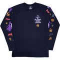 The Nightmare Before Christmas Unisex Long Sleeve T-Shirt: Ghouls (Navy Blue) (Embellished)