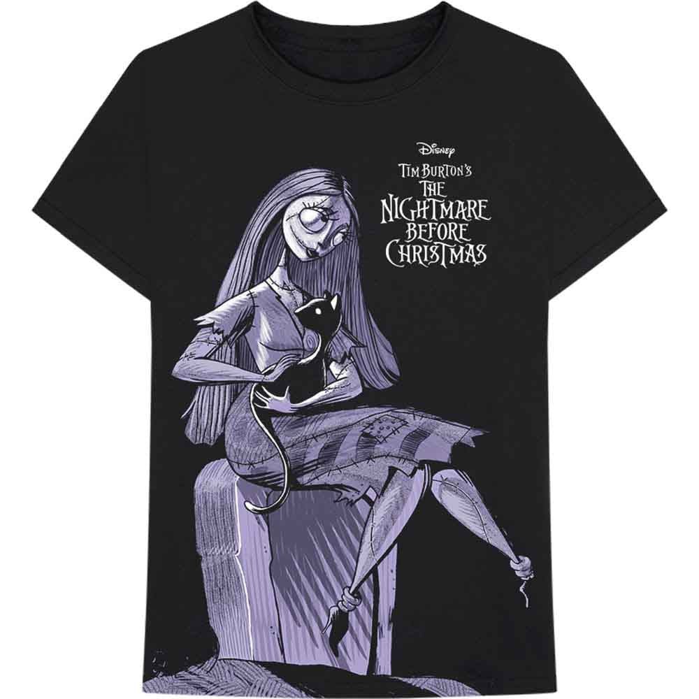 The Nightmare Before Christmas Unisex T-Shirt: Sally Jumbo (Black)