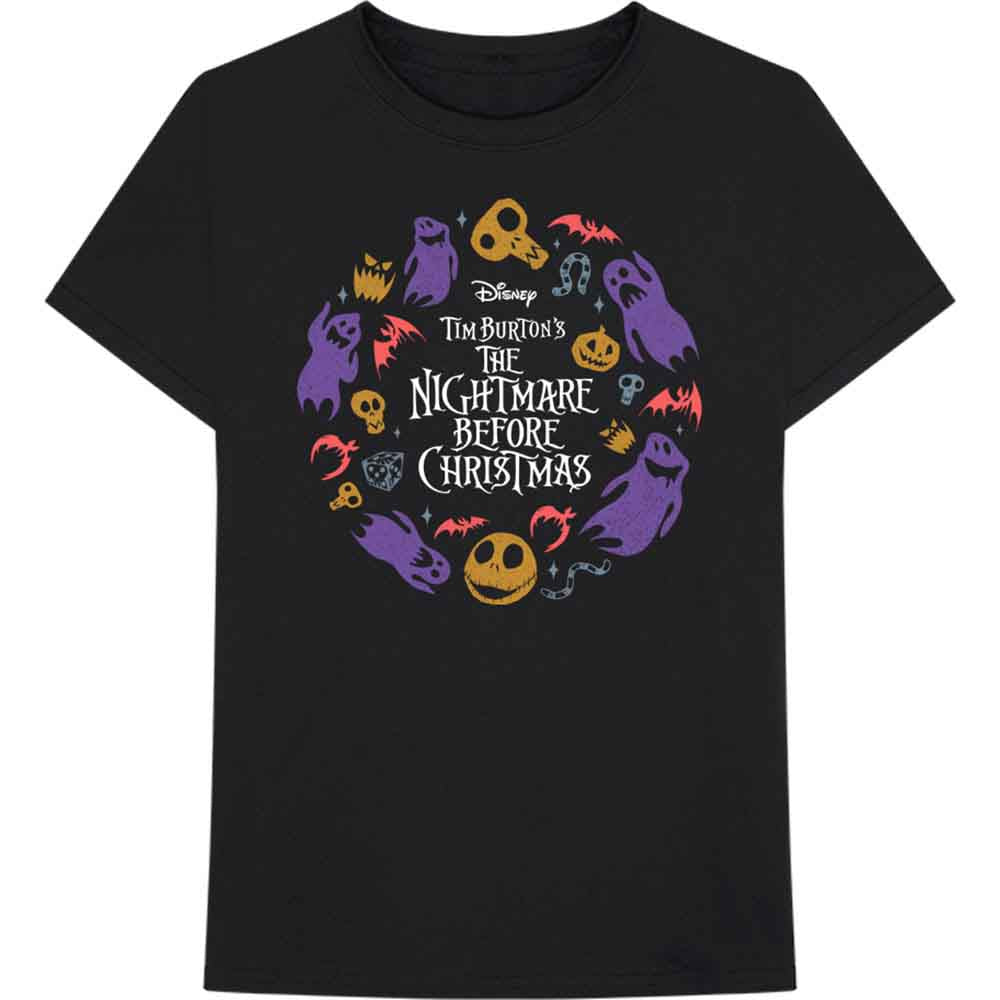 The Nightmare Before Christmas Unisex T-Shirt: Character Flight (Black)