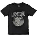 The Nightmare Before Christmas Unisex T-Shirt: Jack & Sally Love Is Eternal (Black)