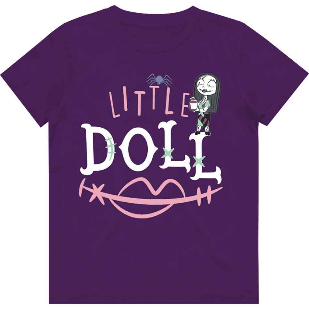 The Nightmare Before Christmas Kids Girls T-Shirt: Little Doll (Purple)