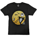 The Nightmare Before Christmas Unisex T-Shirt: Sunset Jack (Black)