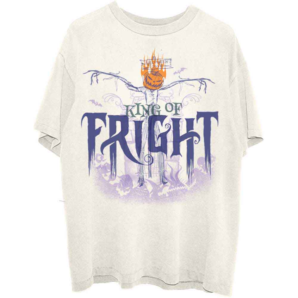 The Nightmare Before Christmas Unisex T-Shirt: King of Fright (Natural)