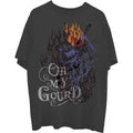 The Nightmare Before Christmas Unisex T-Shirt: Oh My Gourd (Charcoal Grey)
