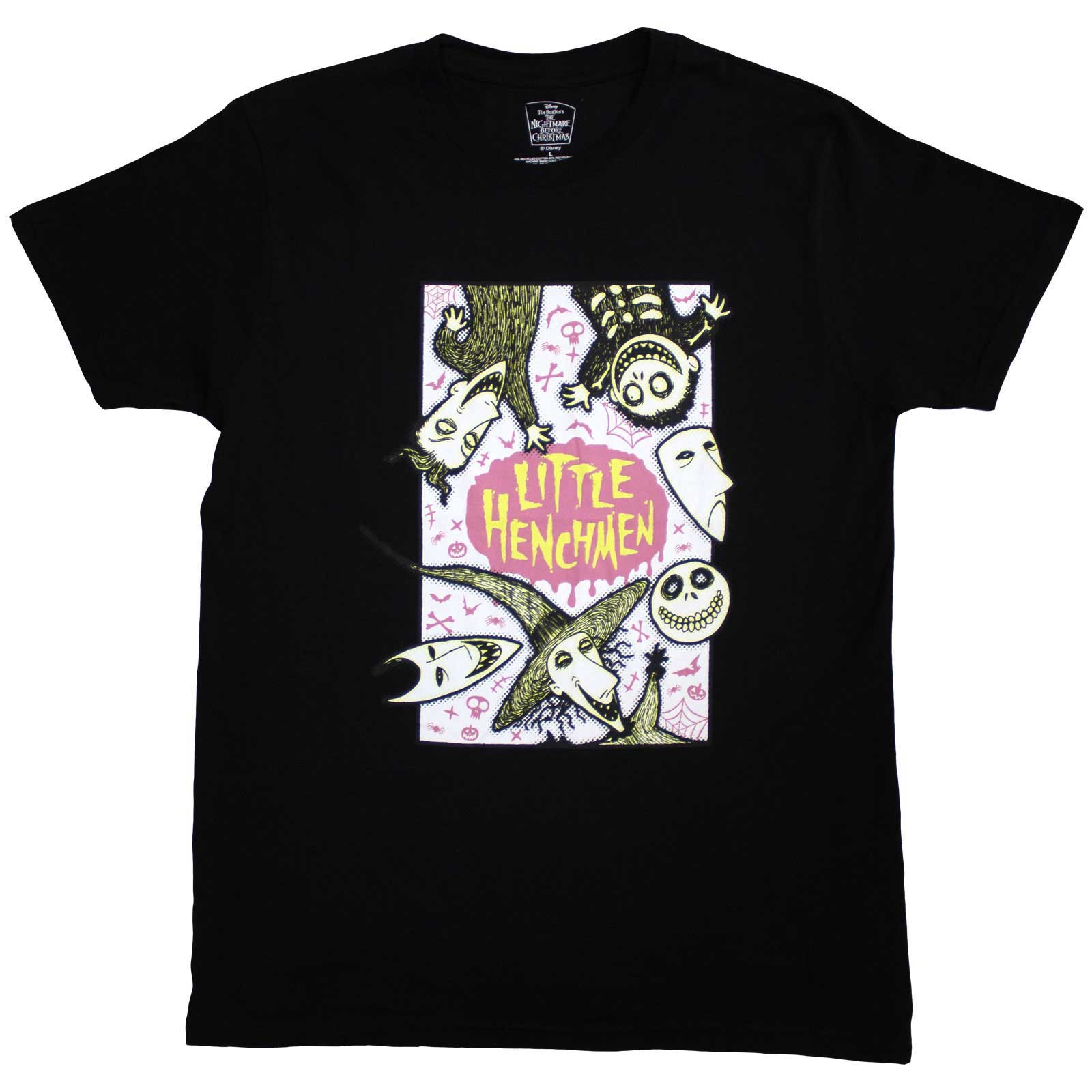 The Nightmare Before Christmas Unisex T-Shirt: Little Henchmen (Black)