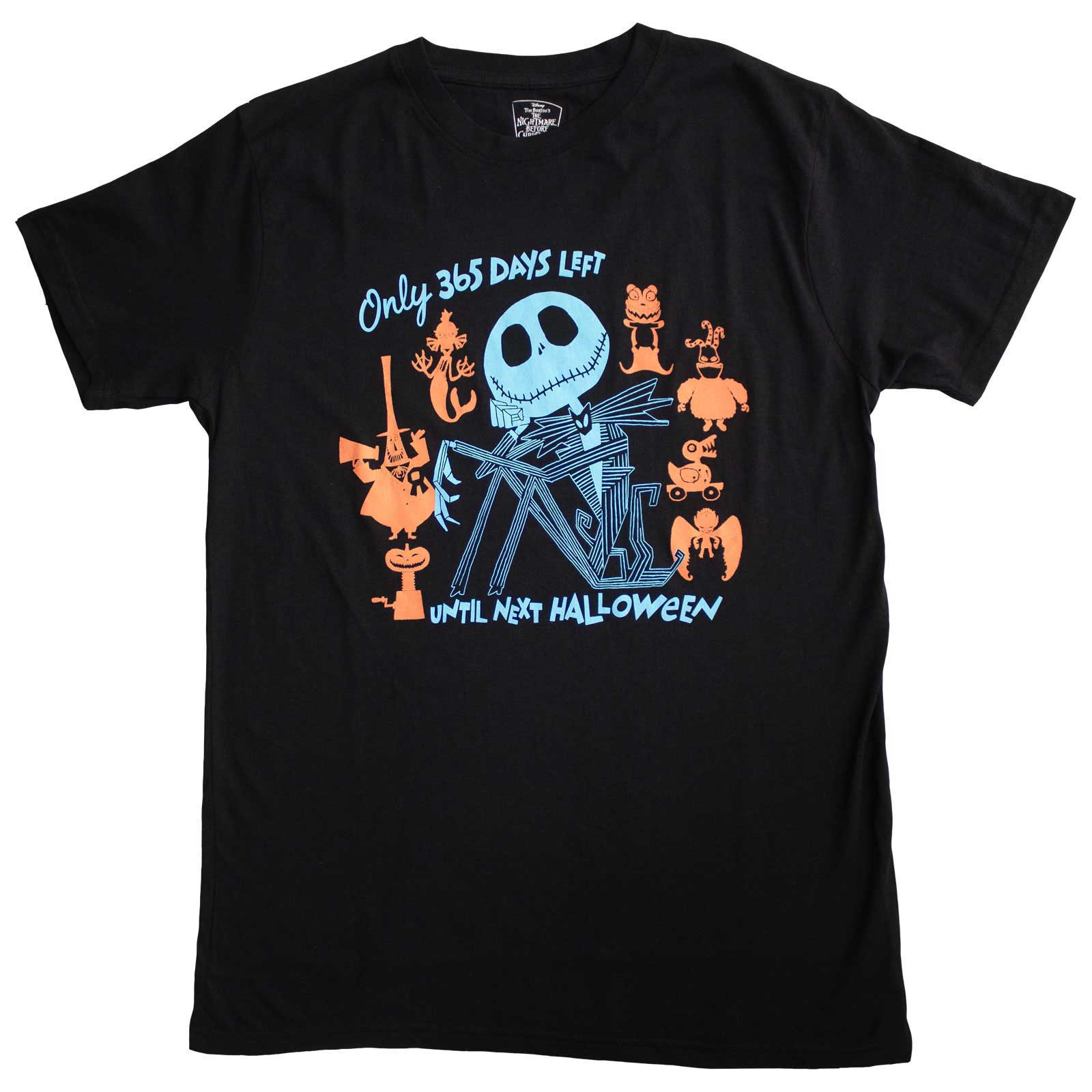 The Nightmare Before Christmas Unisex T-Shirt: 365 Days (Black)