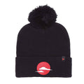 Tokyo Time Unisex Bobble Beanie Hat: Japan (Black)