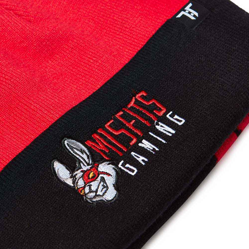 Tokyo Time Unisex Beanie Hat: Misfits Gaming (Red & Black)