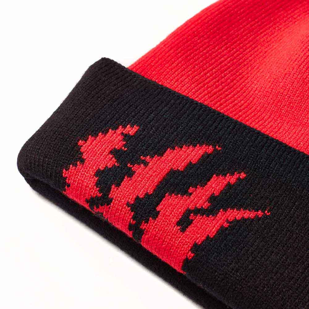 Tokyo Time Unisex Beanie Hat: Misfits Gaming (Red & Black)
