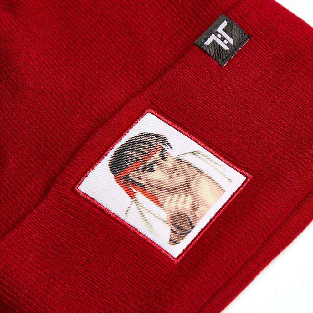 Tokyo Time Unisex Beanie Hat: Street Fighter 2 Ryu (Red)