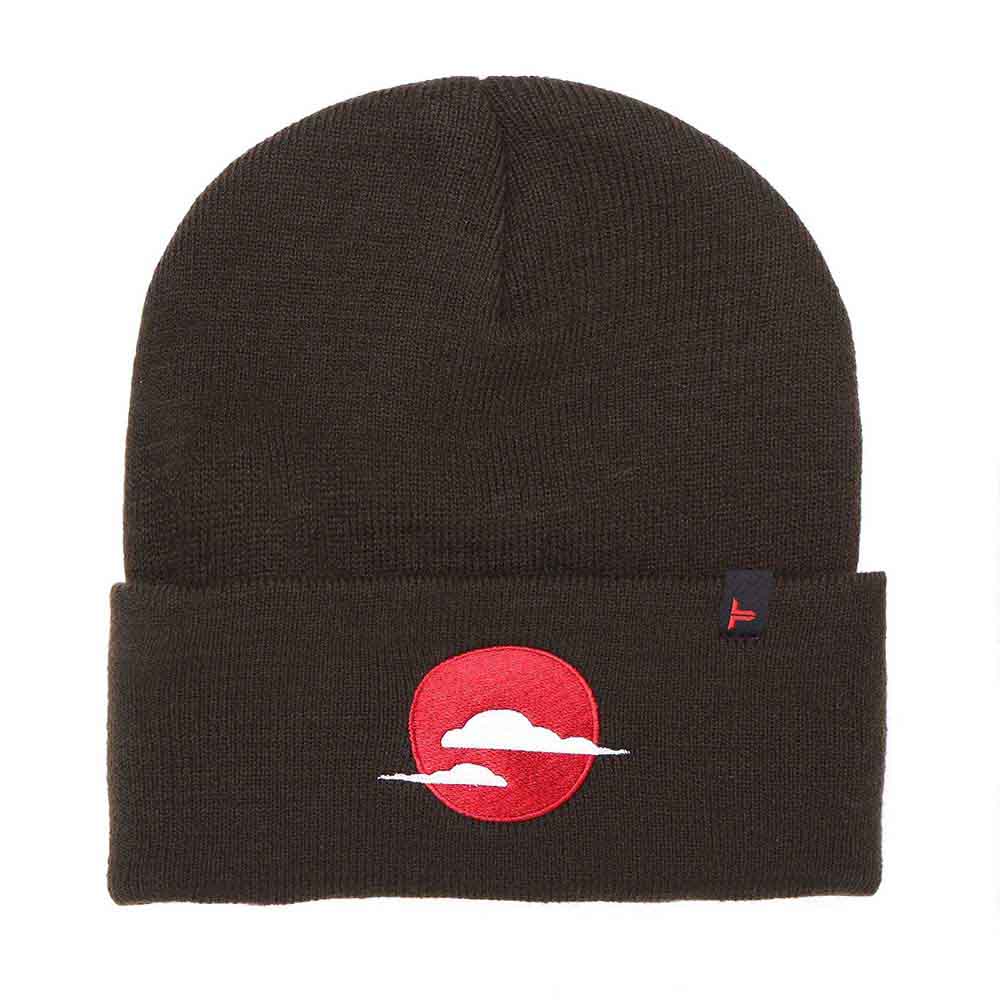 Tokyo Time Unisex Beanie Hat: Japan (Black)