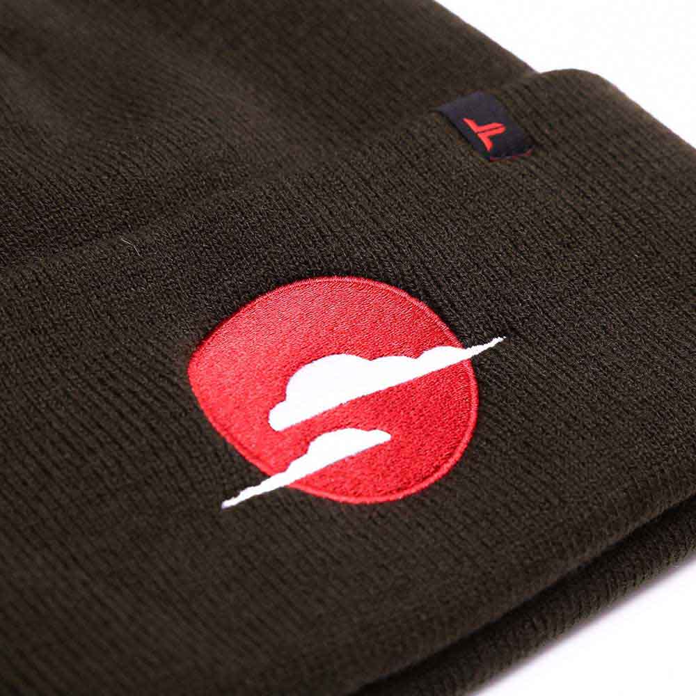 Tokyo Time Unisex Beanie Hat: Japan (Black)