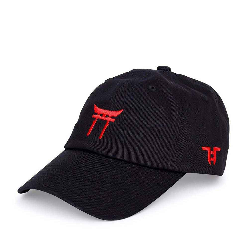 Tokyo Time Unisex Baseball Cap: Temple (Black)