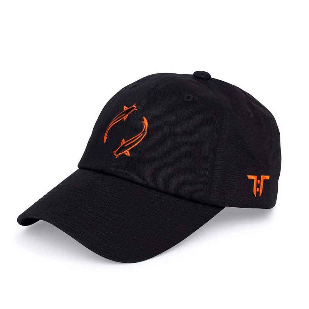 Tokyo Time Unisex Baseball Cap: Koi (Black)