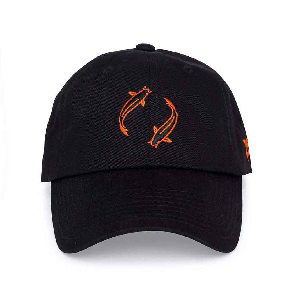 Tokyo Time Unisex Baseball Cap: Koi (Black)