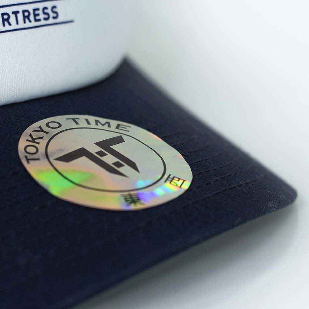 Tokyo Time Unisex Mesh Back Cap: NFLPA Dak Prescott Emoji (White & Navy Blue)