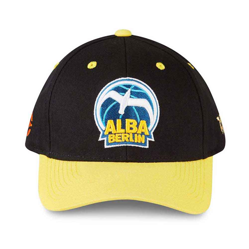 Tokyo Time Unisex Baseball Cap: Euroleague Basketball Alba Berlin (Black & Yellow)
