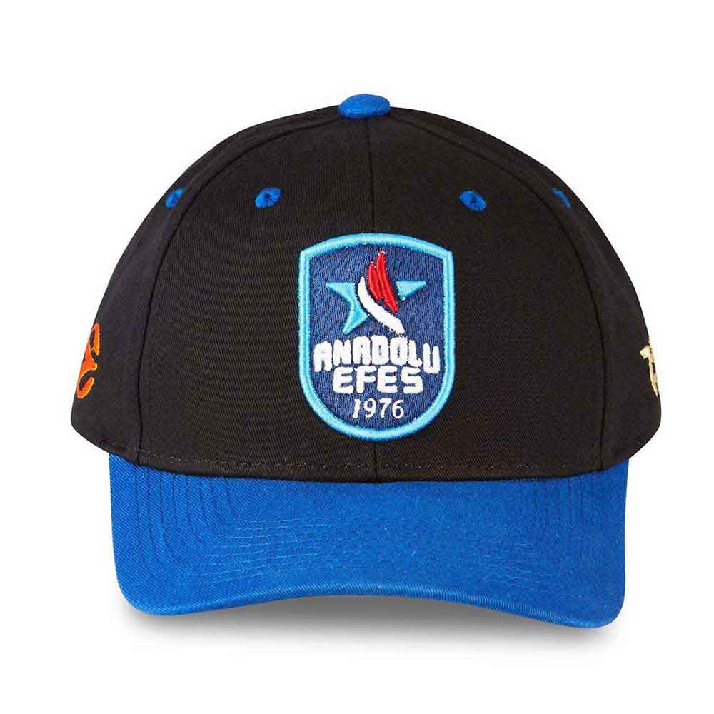 Tokyo Time Unisex Baseball Cap: Euroleague Basketball Anadolu Efes Istanbul (Black & Blue)