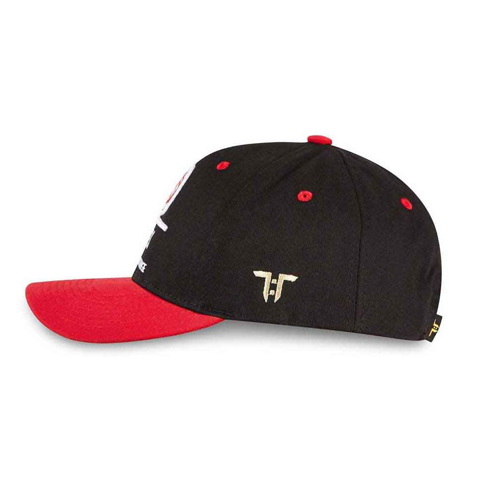Tokyo Time Unisex Baseball Cap: Euroleague Basketball AX Olimpia Milano (Black & Red)