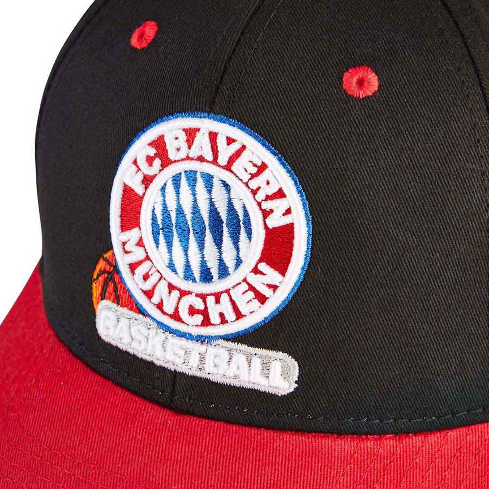 Tokyo Time Unisex Baseball Cap: Euroleague Basketball FC Bayern Munich (Black & Red)