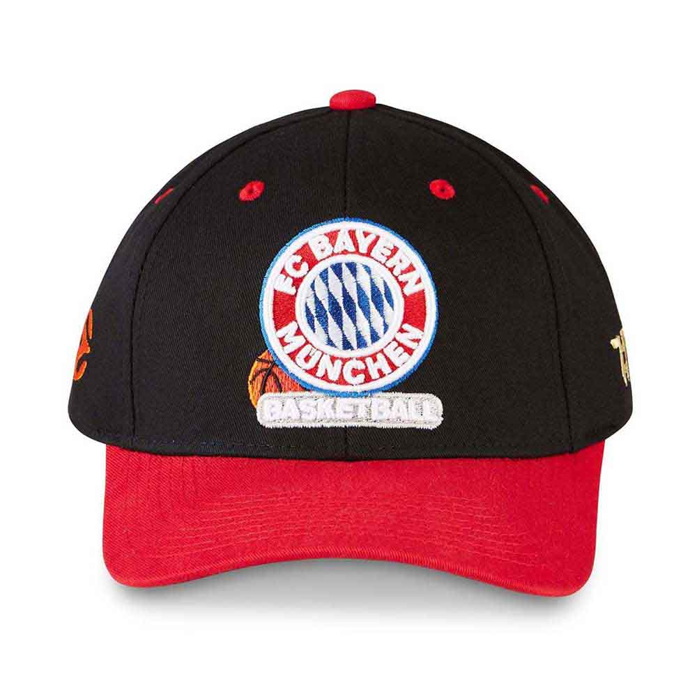 Tokyo Time Unisex Baseball Cap: Euroleague Basketball FC Bayern Munich (Black & Red)