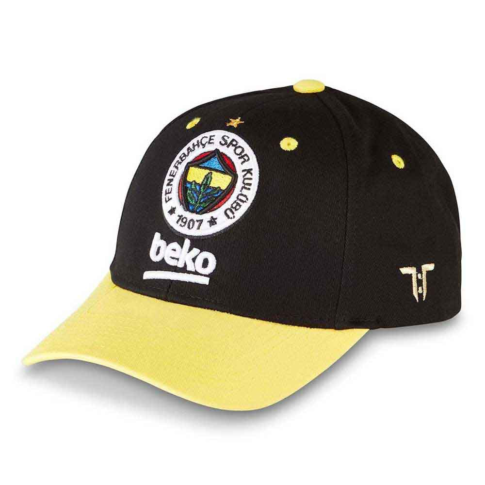 Tokyo Time Unisex Baseball Cap: Euroleague Basketball Fenerbahce Istanbul (Black & Yellow)
