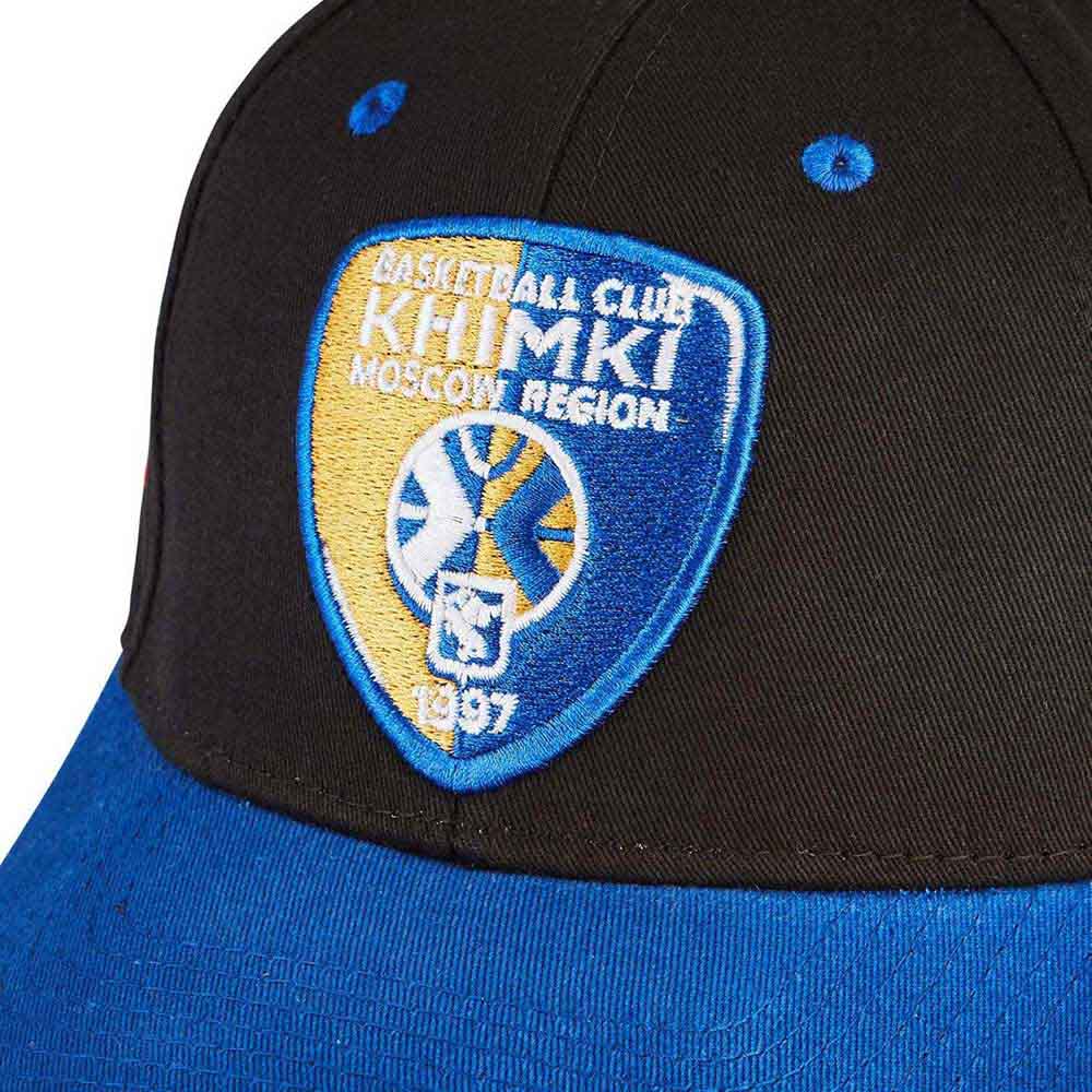 Tokyo Time Unisex Baseball Cap: Euroleague Basketball Khimi Moscow Region (Black & Blue)