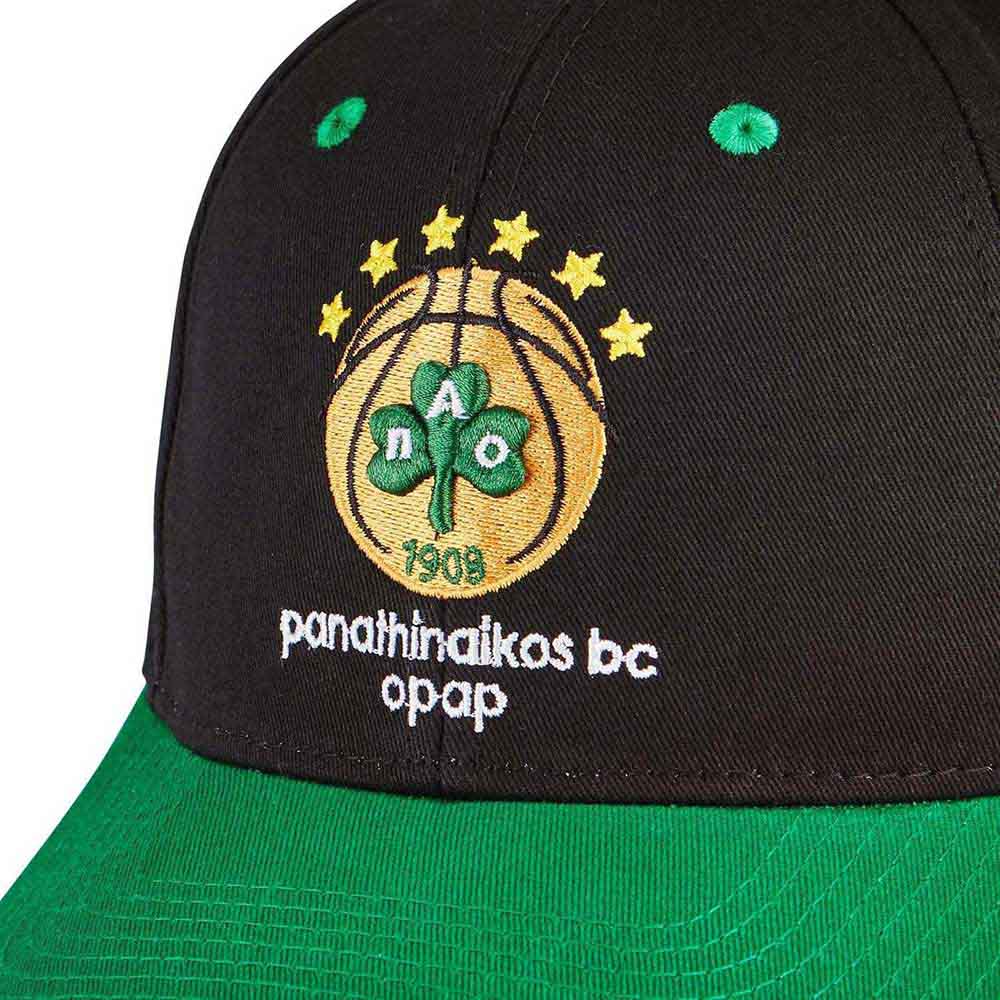 Tokyo Time Unisex Baseball Cap: Euroleague Basketball Panathinaikos Opap Athens (Black & Green)