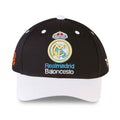 Tokyo Time Unisex Baseball Cap: Euroleague Basketball Real Madrid (Black & White)