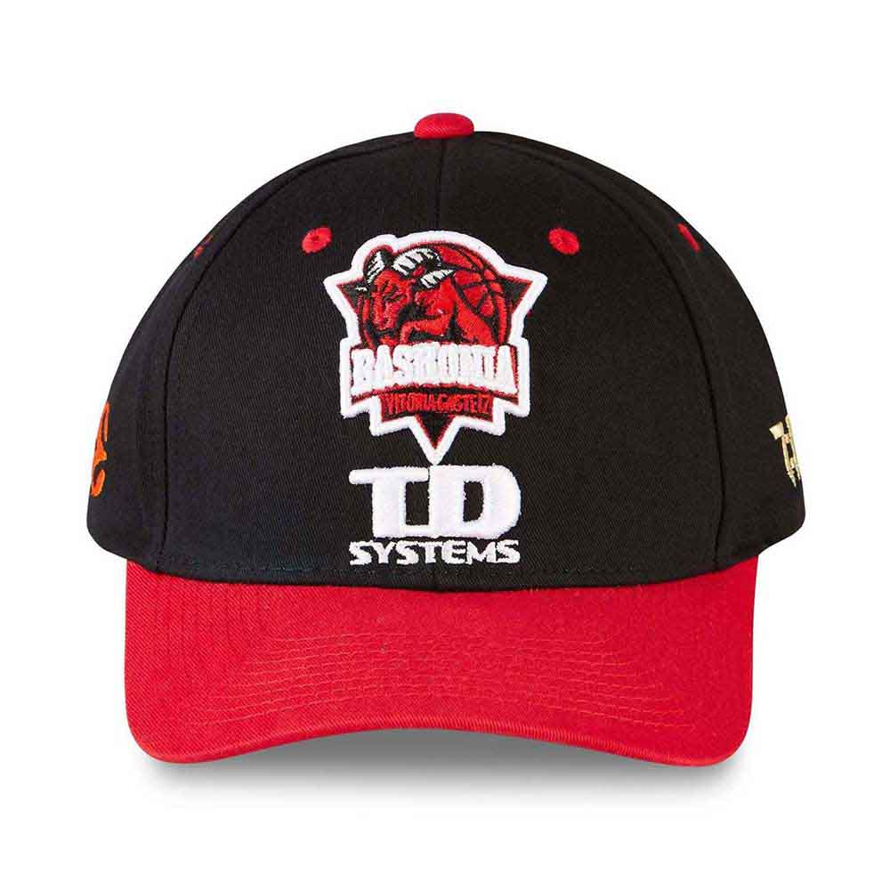 Tokyo Time Unisex Baseball Cap: Euroleague Basketball Baskonia Vitoria Gasteiz (Black & Red)
