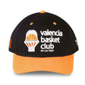 Tokyo Time Unisex Baseball Cap: Euroleague Basketball Valencia Basket Club (Black & Orange)