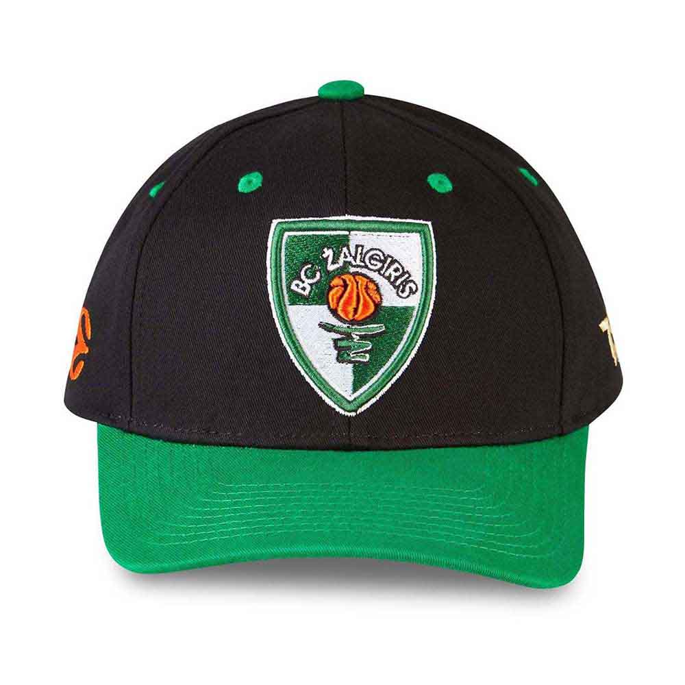 Tokyo Time Unisex Baseball Cap: Euroleague Basketball Zalgiris Kaunas (Black & Green)