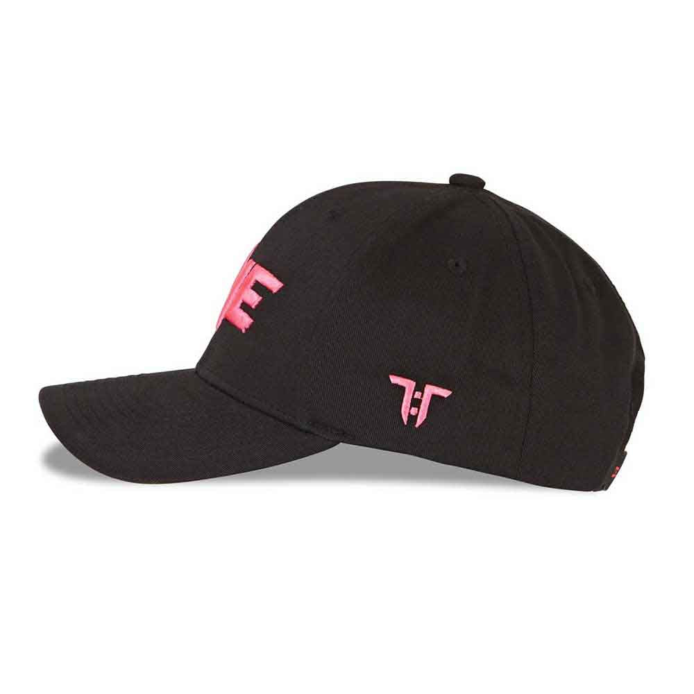 Tokyo Time Unisex Baseball Cap: One Championship Pink Logo (Black)