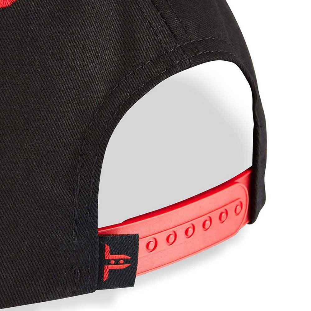 Tokyo Time Unisex Baseball Cap: Misfits Gaming Red Peak (Black & Red)