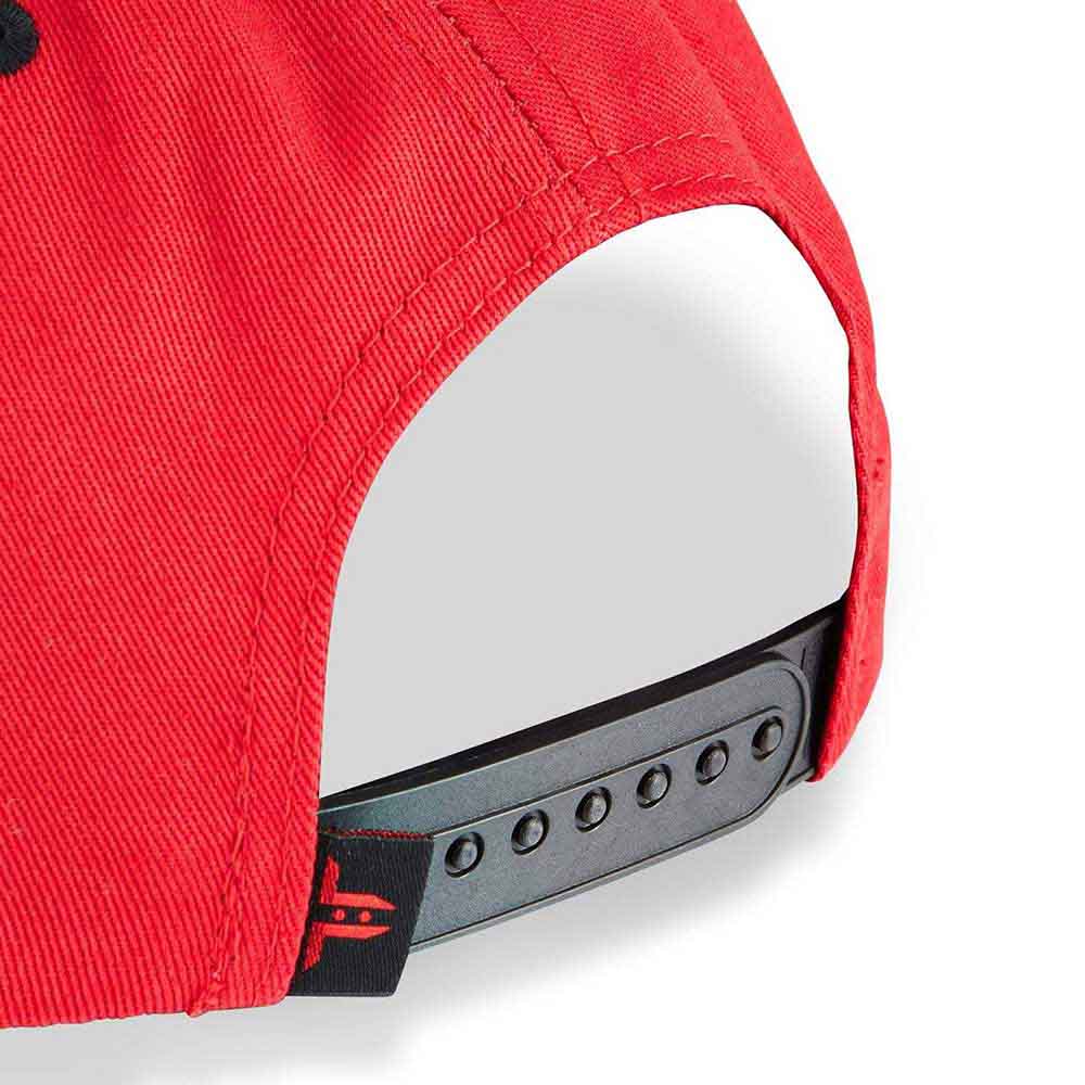 Tokyo Time Unisex Baseball Cap: Misfits Gaming Black Peak (Red & Black)