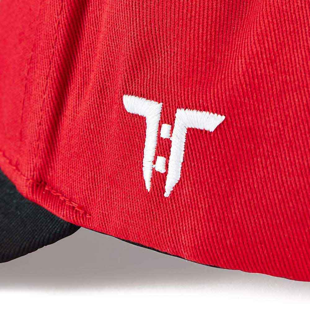 Tokyo Time Unisex Baseball Cap: Misfits Gaming Black Peak (Red & Black)