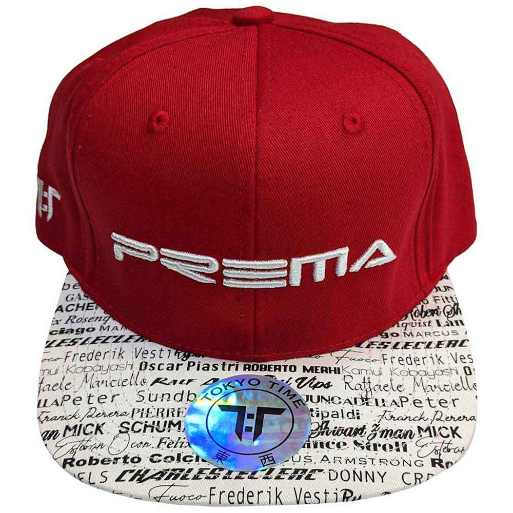 Tokyo Time Unisex Baseball Cap: Prema (Red)
