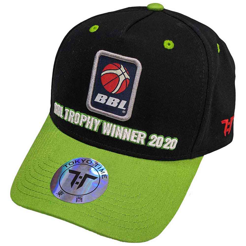 Tokyo Time Unisex Snapback Cap: British Basketball League Winner 2020 (Black)